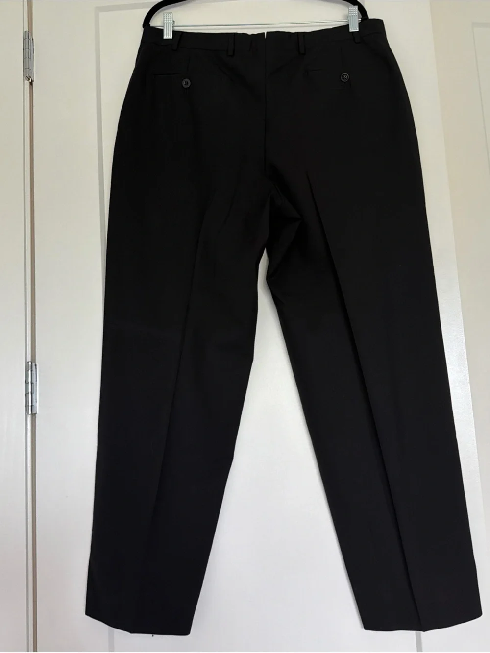 Vintage Armani Collezioni Dress Pants Black 36 Flat Front
